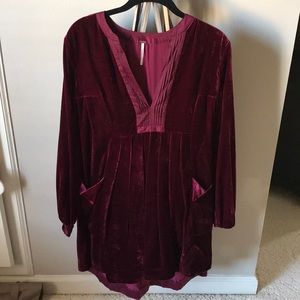 Red velvet holiday dress!